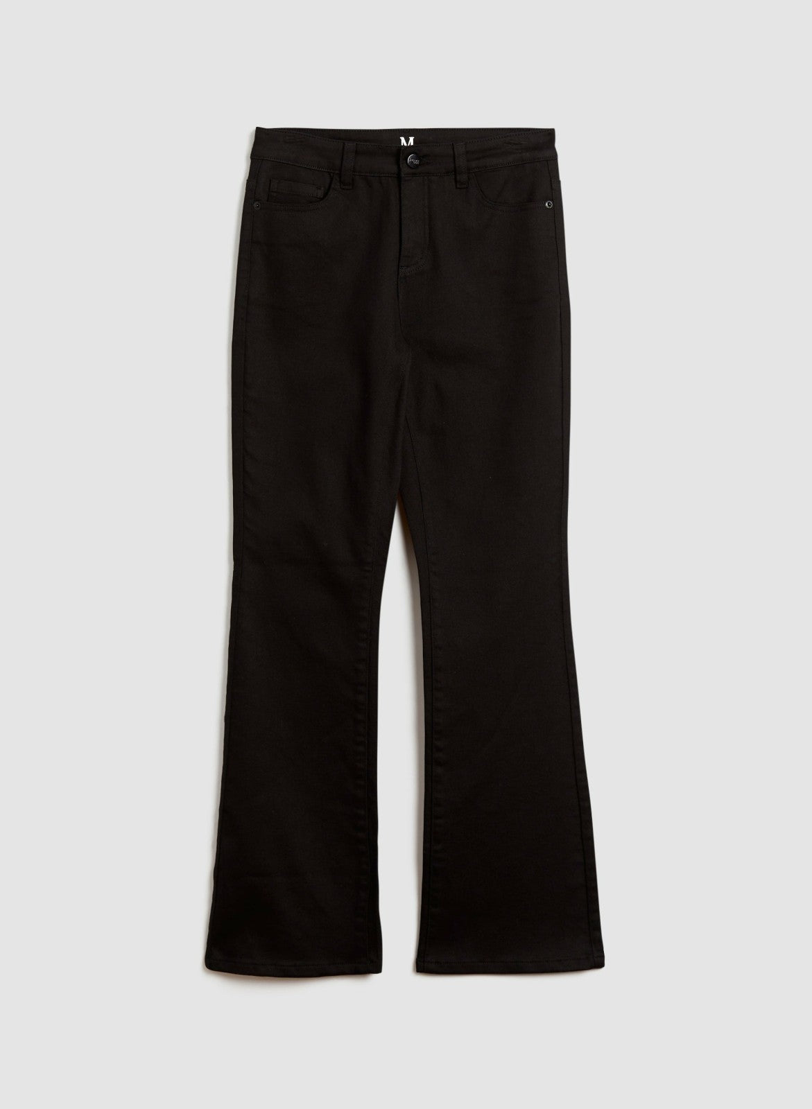 Women Flare Leg Jeans Black | Melanie Lyne