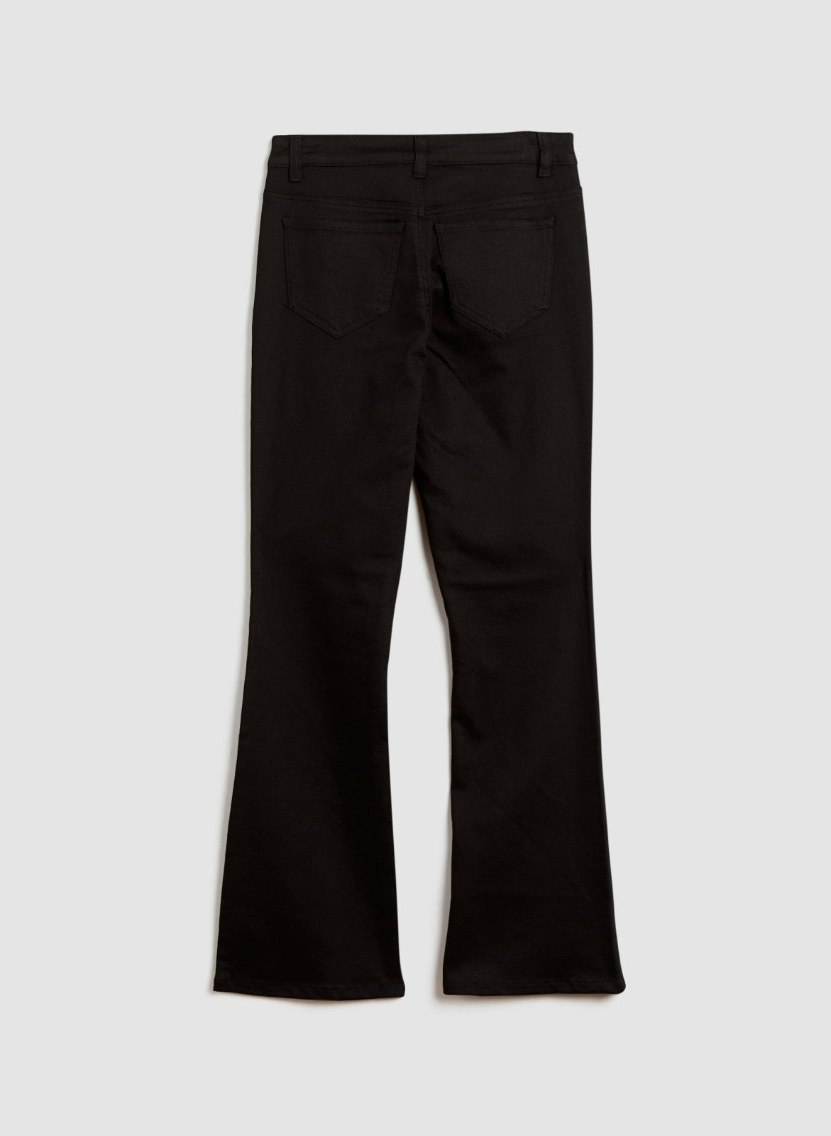 Women Flare Leg Jeans Black | Melanie Lyne