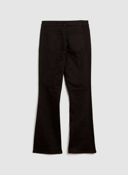 Women Flare Leg Jeans Black | Melanie Lyne
