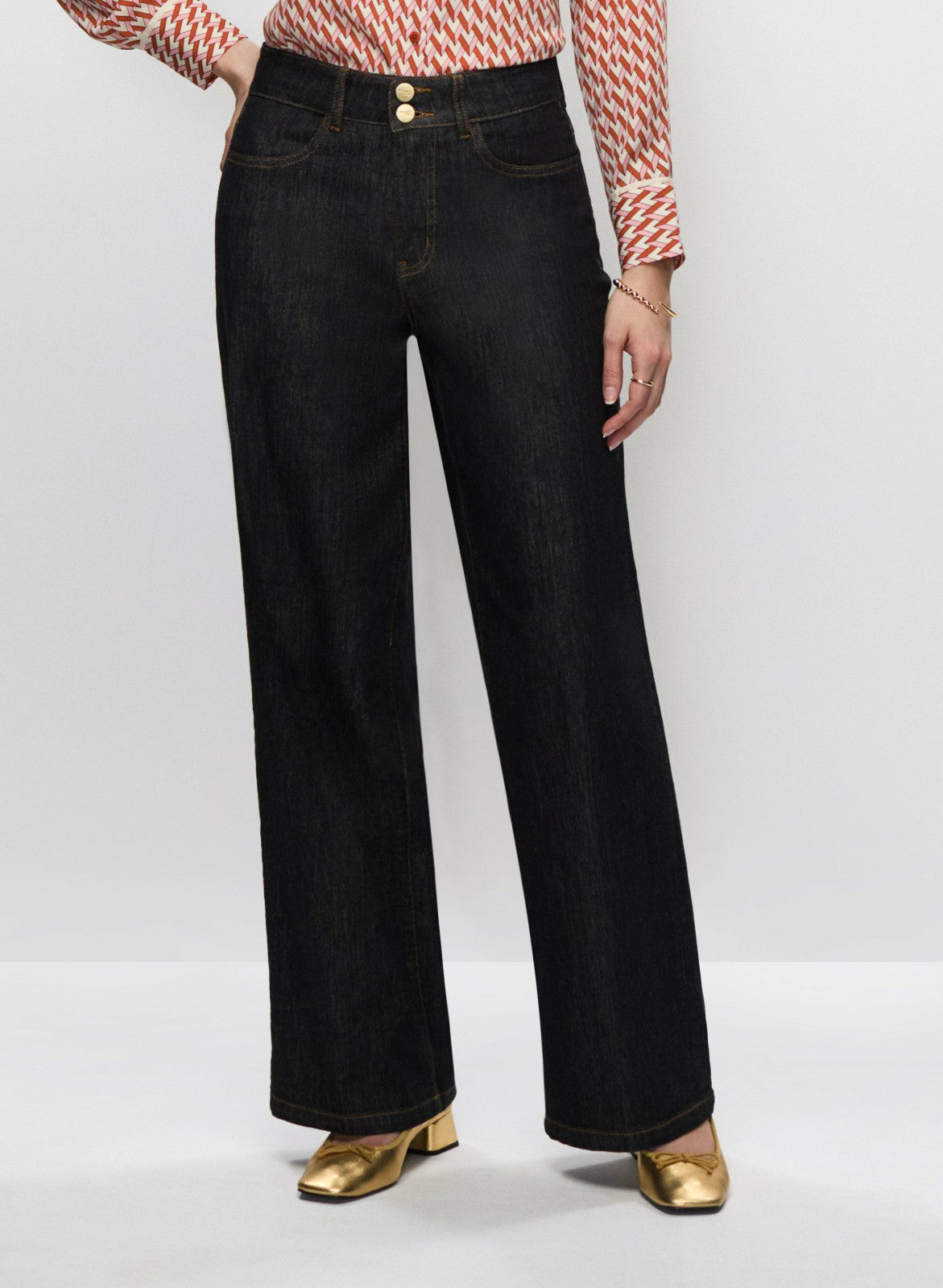 Women Wide Leg Jeans Rinse Tint | Melanie Lyne