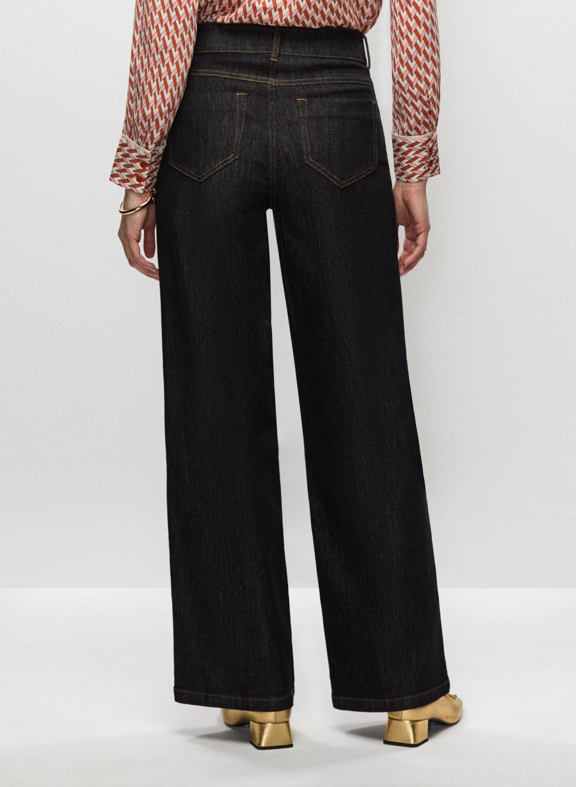 Women Wide Leg Jeans Rinse Tint | Melanie Lyne