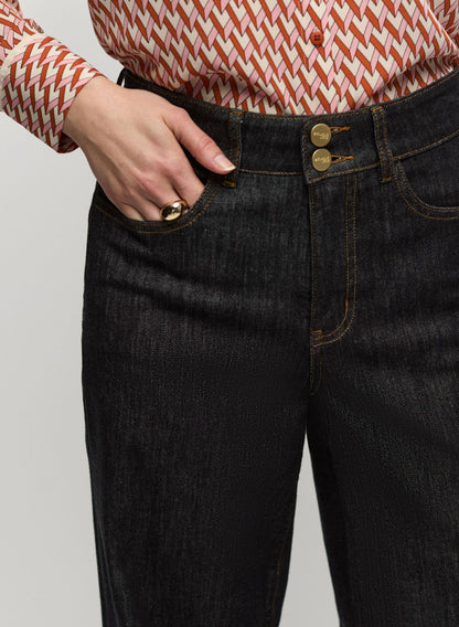 Women Wide Leg Jeans Rinse Tint | Melanie Lyne