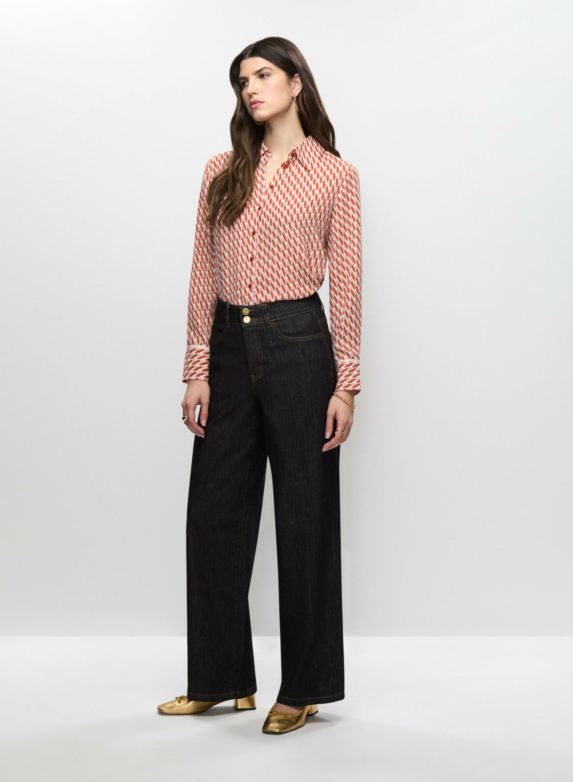 Women Wide Leg Jeans Rinse Tint | Melanie Lyne