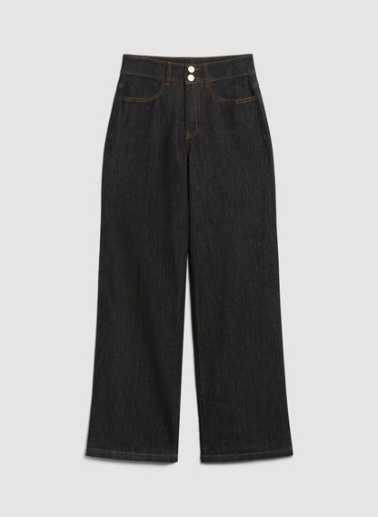 Women Wide Leg Jeans Rinse Tint | Melanie Lyne