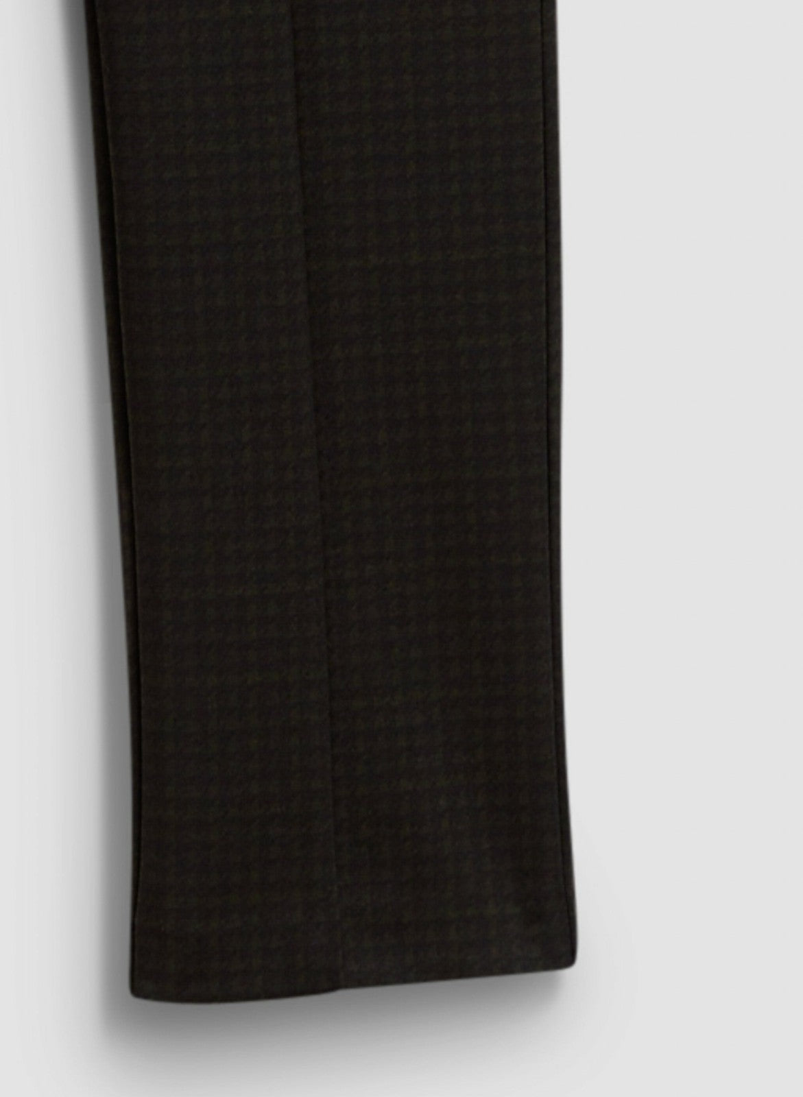 Women Madison Houndstooth Pull-On Pants Black Pattern | Melanie Lyne