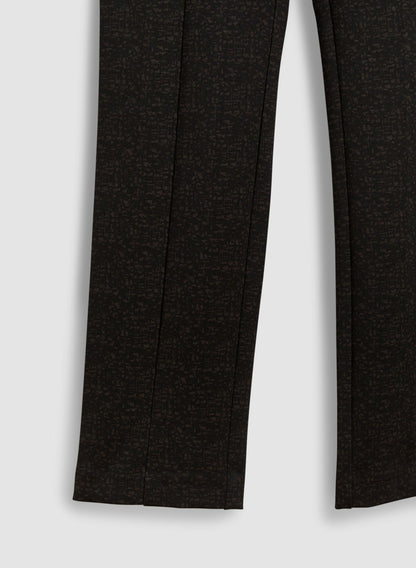 Women Madison Pull-On Abstract Print Pants Black Pattern | Melanie Lyne