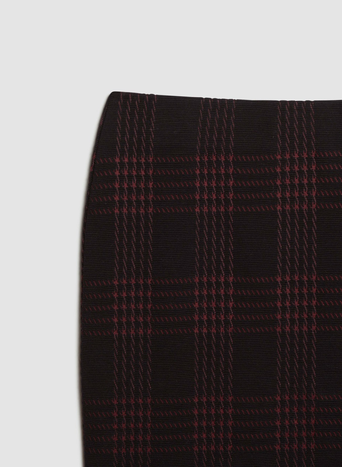 Women Ottoman Plaid Print Skirt Black Pattern | Melanie Lyne
