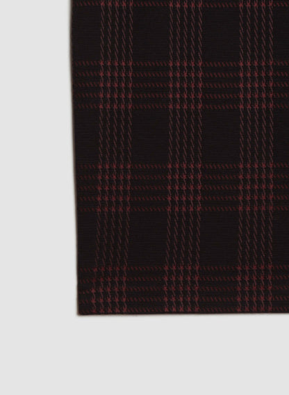 Women Ottoman Plaid Print Skirt Black Pattern | Melanie Lyne