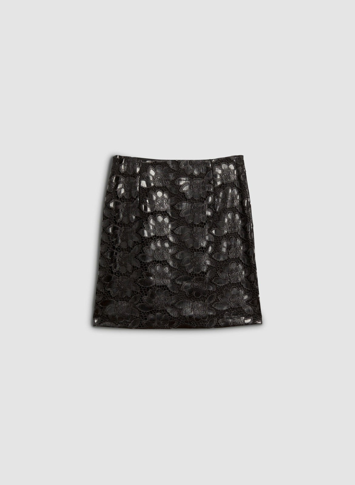 Women Floral Lace Skirt Black | Melanie Lyne