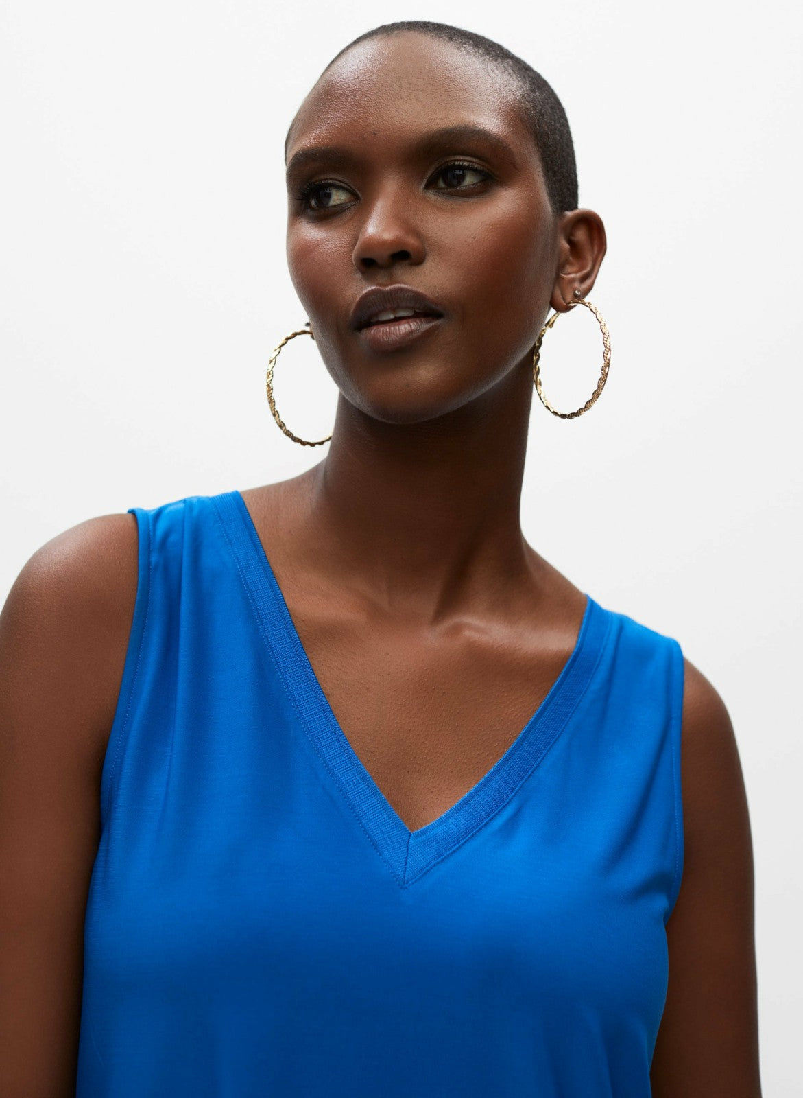 Women Sleeveless Tunic Paradise Blue | Melanie Lyne