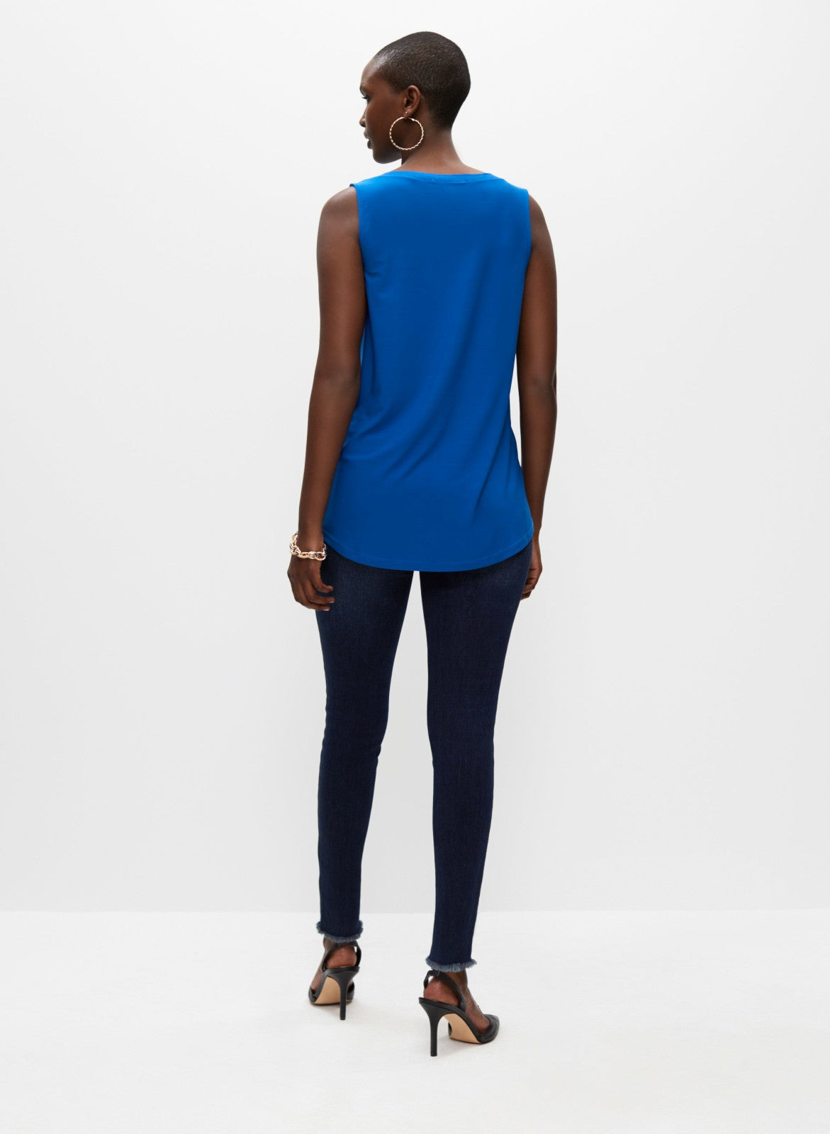 Women Sleeveless Tunic Paradise Blue | Melanie Lyne