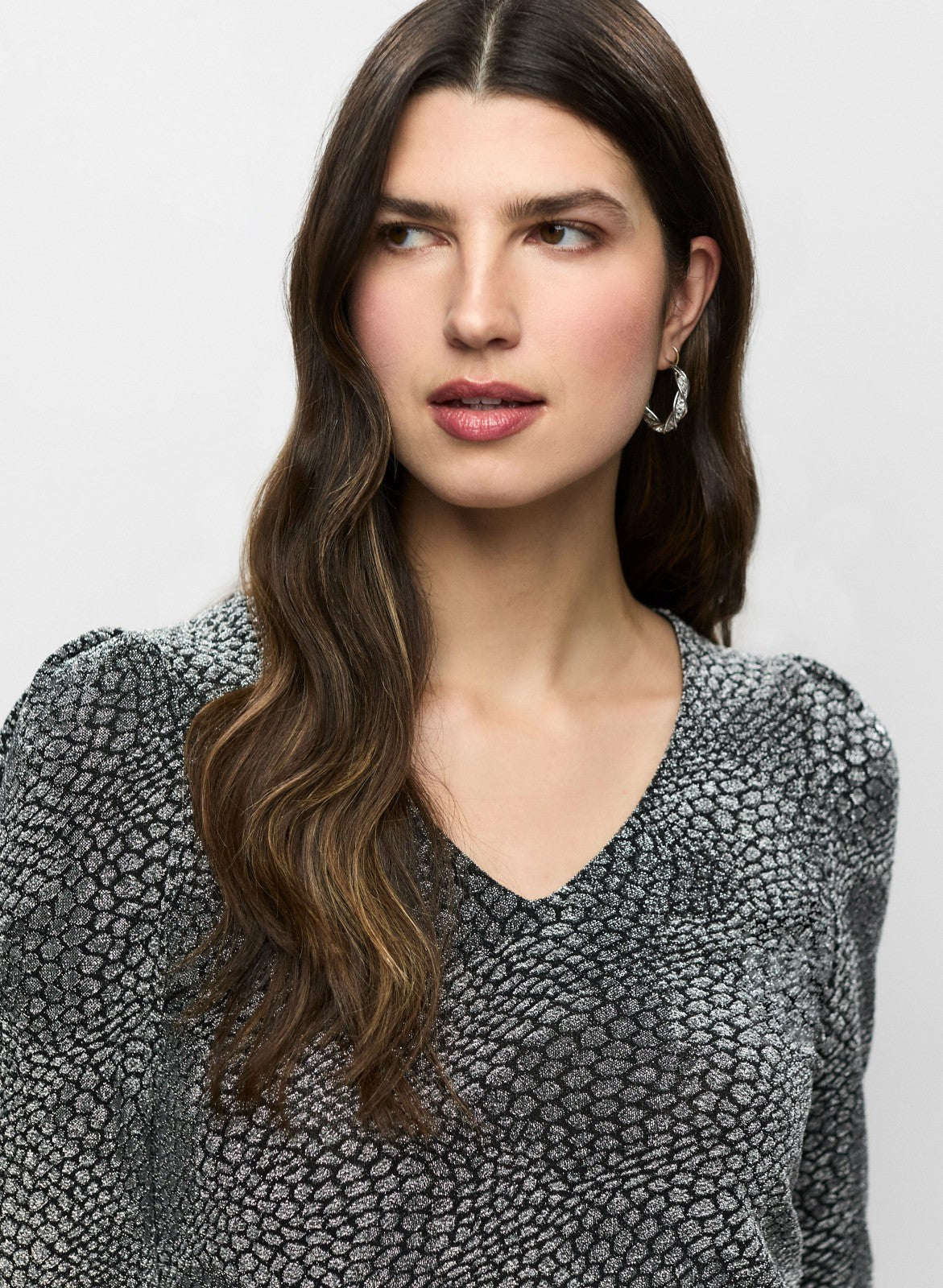 Women Asymmetric Animal Print Tunic Black Pattern | Melanie Lyne
