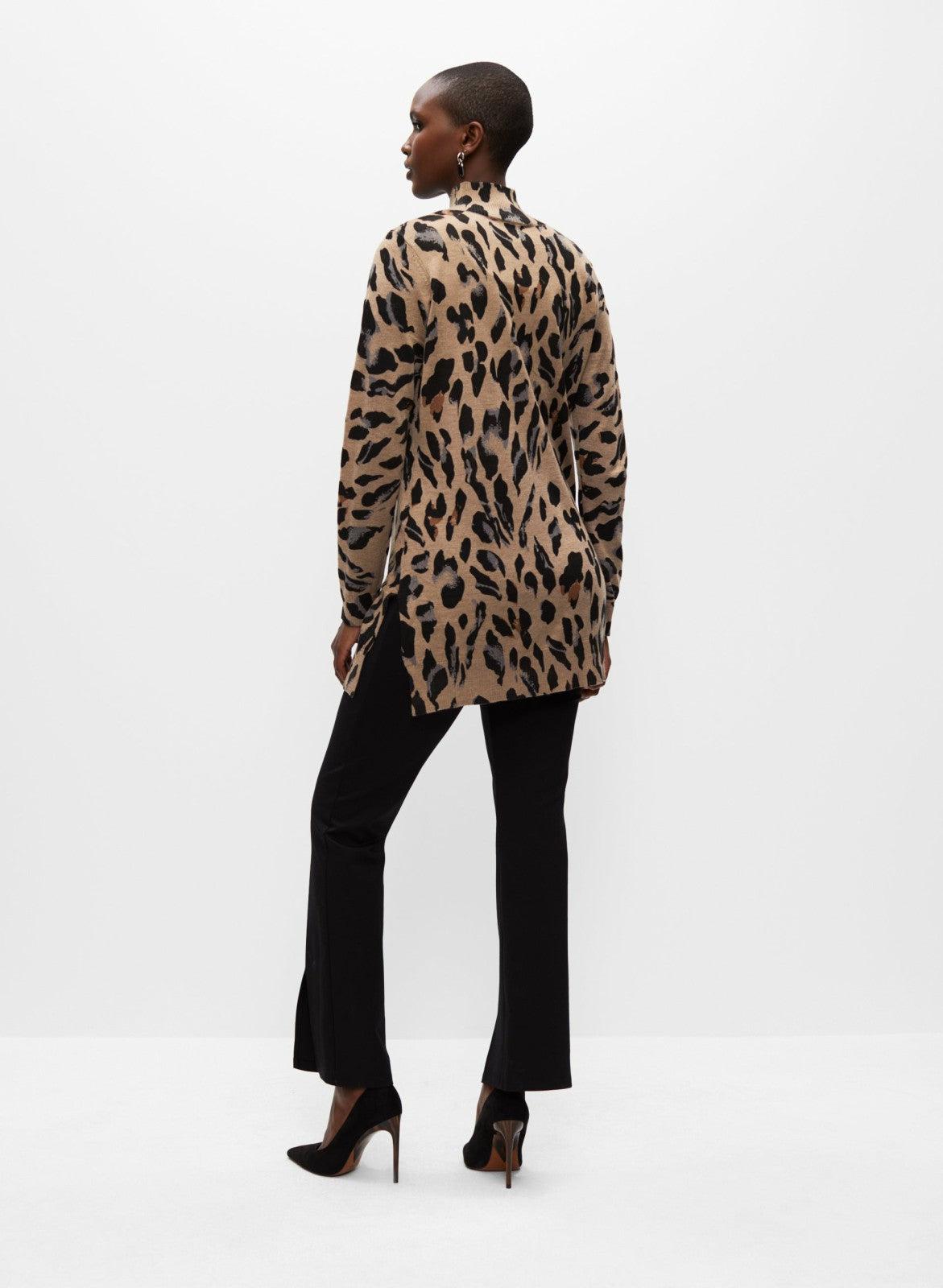 Women Leopard Print Tunic Light Brandy | Melanie Lyne