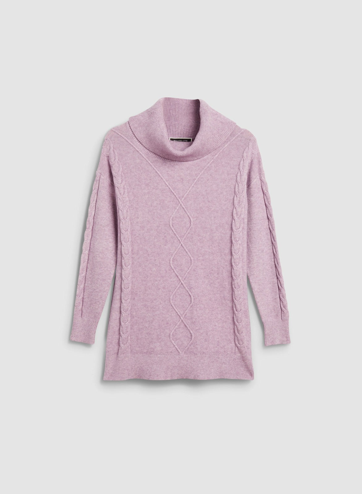 Women Cowl Neck Sweater Light Aubergine | Melanie Lyne