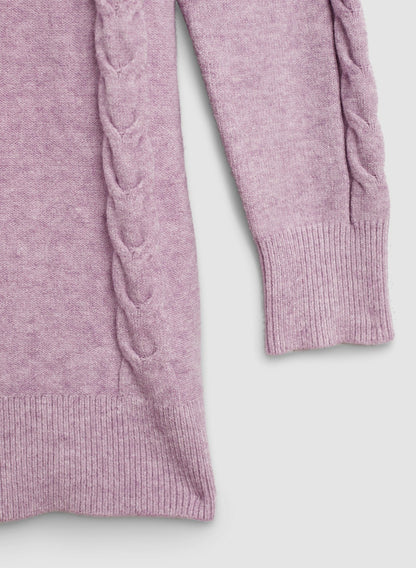 Women Cowl Neck Sweater Light Aubergine | Melanie Lyne