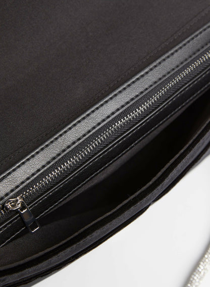Women Velvet Clutch Black | Melanie Lyne