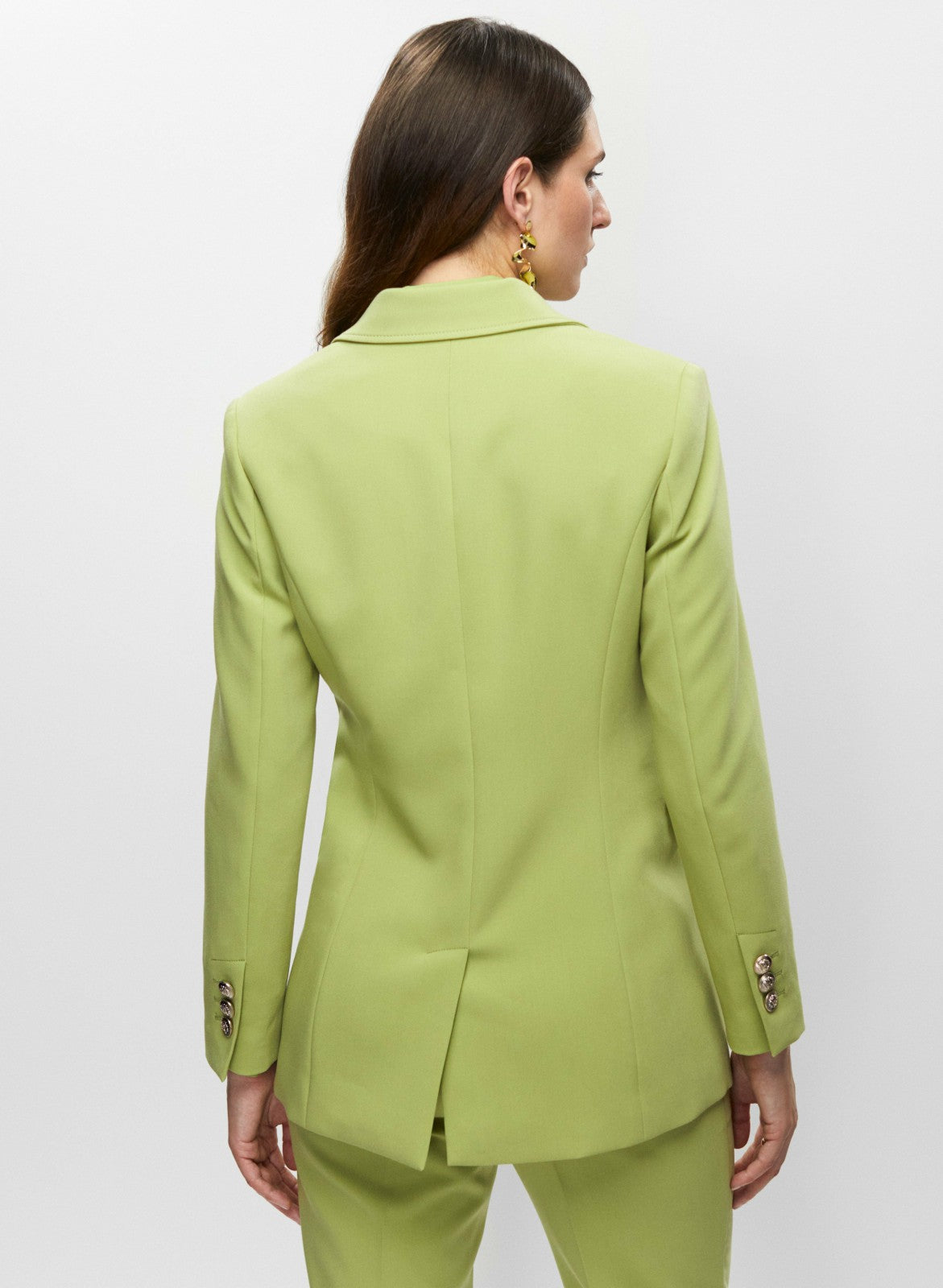 Women Single-Button Blazer Pistachio Green | Melanie Lyne