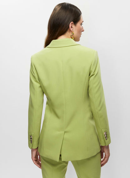Women Single-Button Blazer Pistachio Green | Melanie Lyne