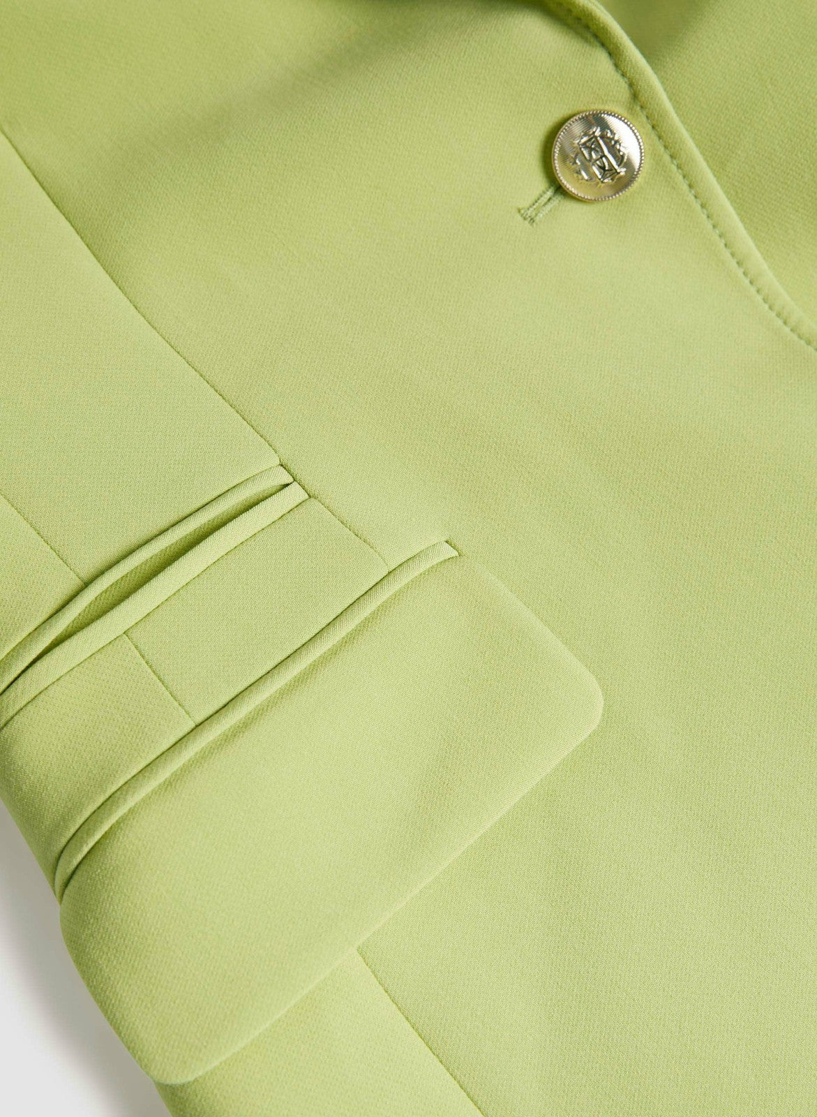 Women Single-Button Blazer Pistachio Green | Melanie Lyne