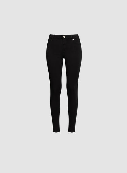 Women Super Soft Slim Leg Jeans Black | Melanie Lyne
