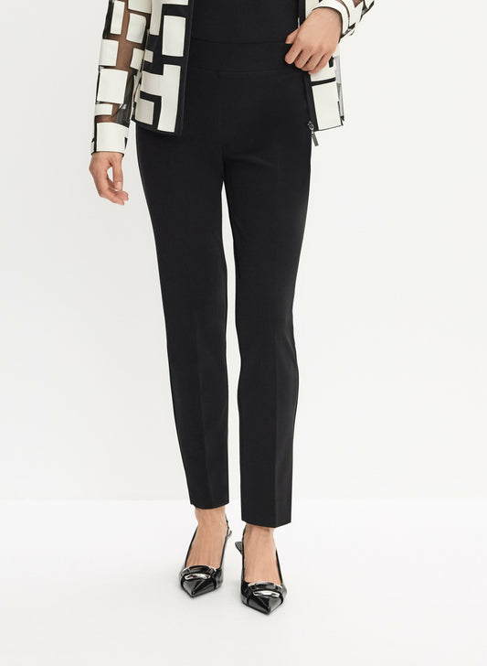 Women Joseph Ribkoff – Pull-on Straight Leg Pants Black | Melanie Lyne