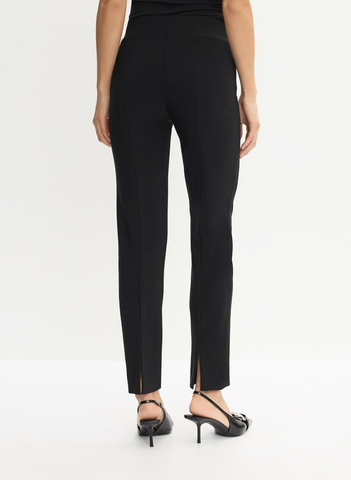 Women Joseph Ribkoff – Pull-on Straight Leg Pants Black | Melanie Lyne