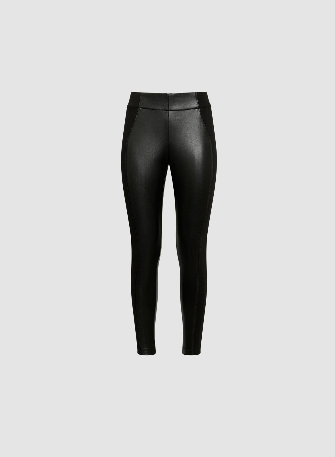 Women Kayla Vegan Leather Leggings Black | Melanie Lyne