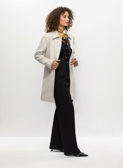 Women Button Detail Rib Knit Sweater Black | Melanie Lyne