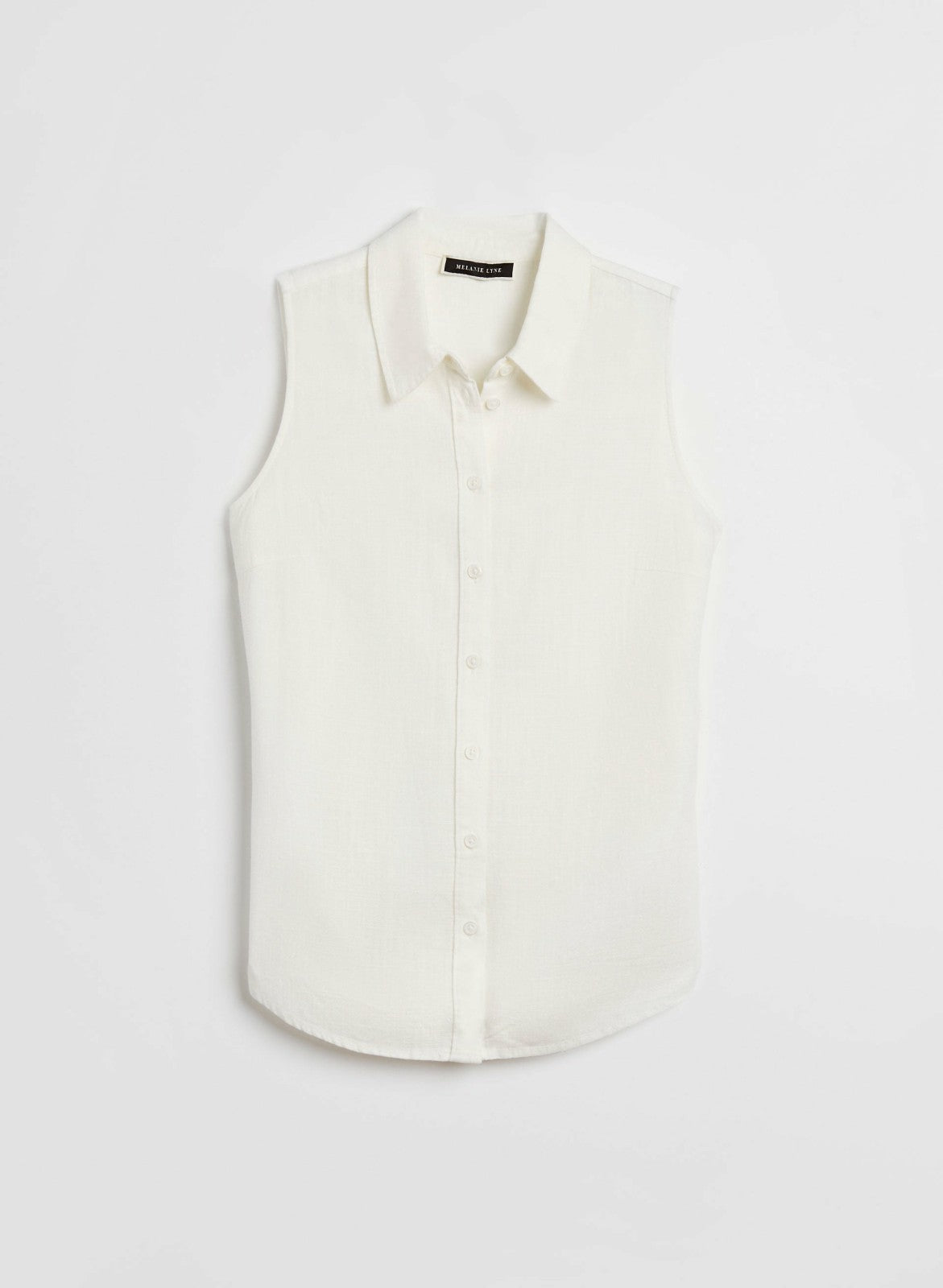 Women Tie Front Button Down Shirt Ivory | Melanie Lyne