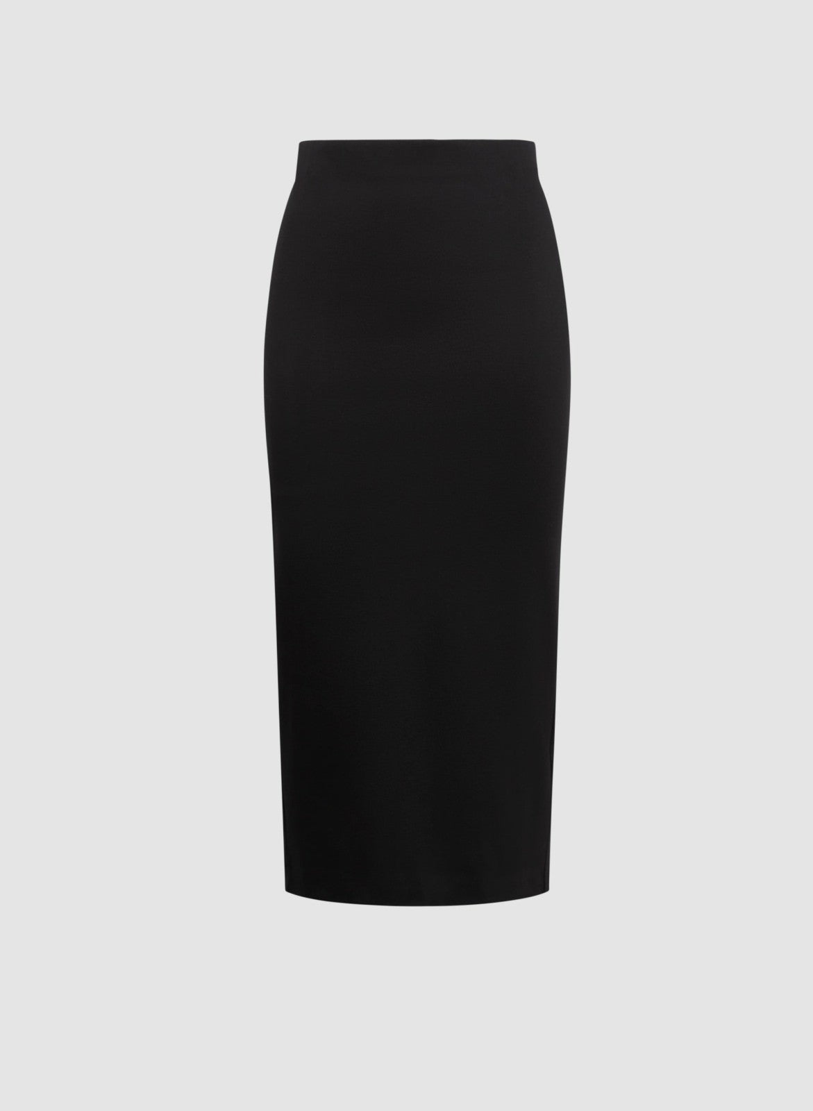 Women Long Fitted Skirt Black | Melanie Lyne