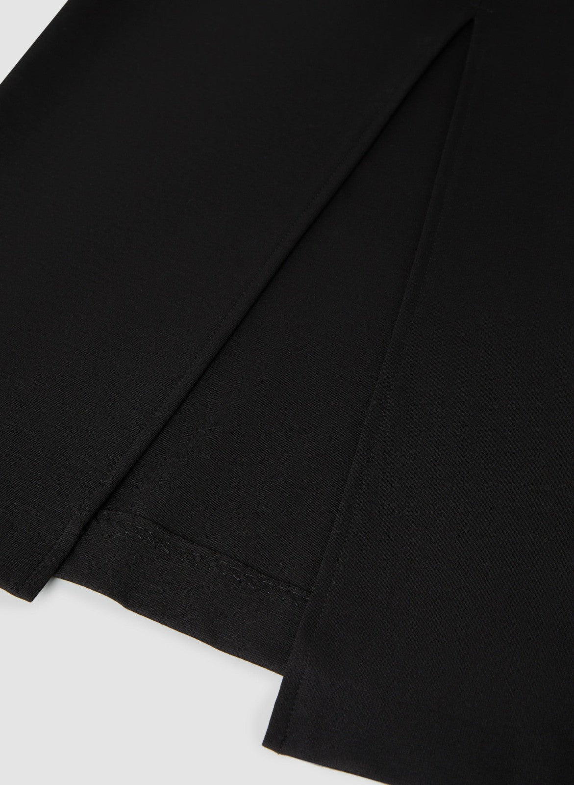 Women Long Fitted Skirt Black | Melanie Lyne