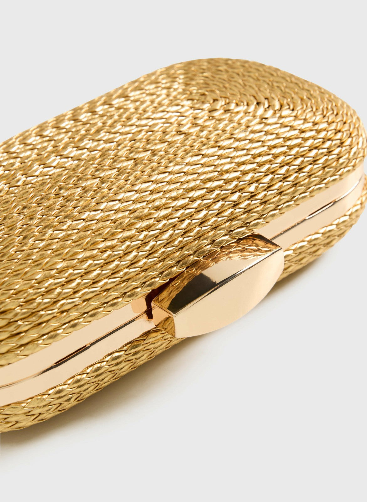Women Metallic String Clutch Gold | Melanie Lyne