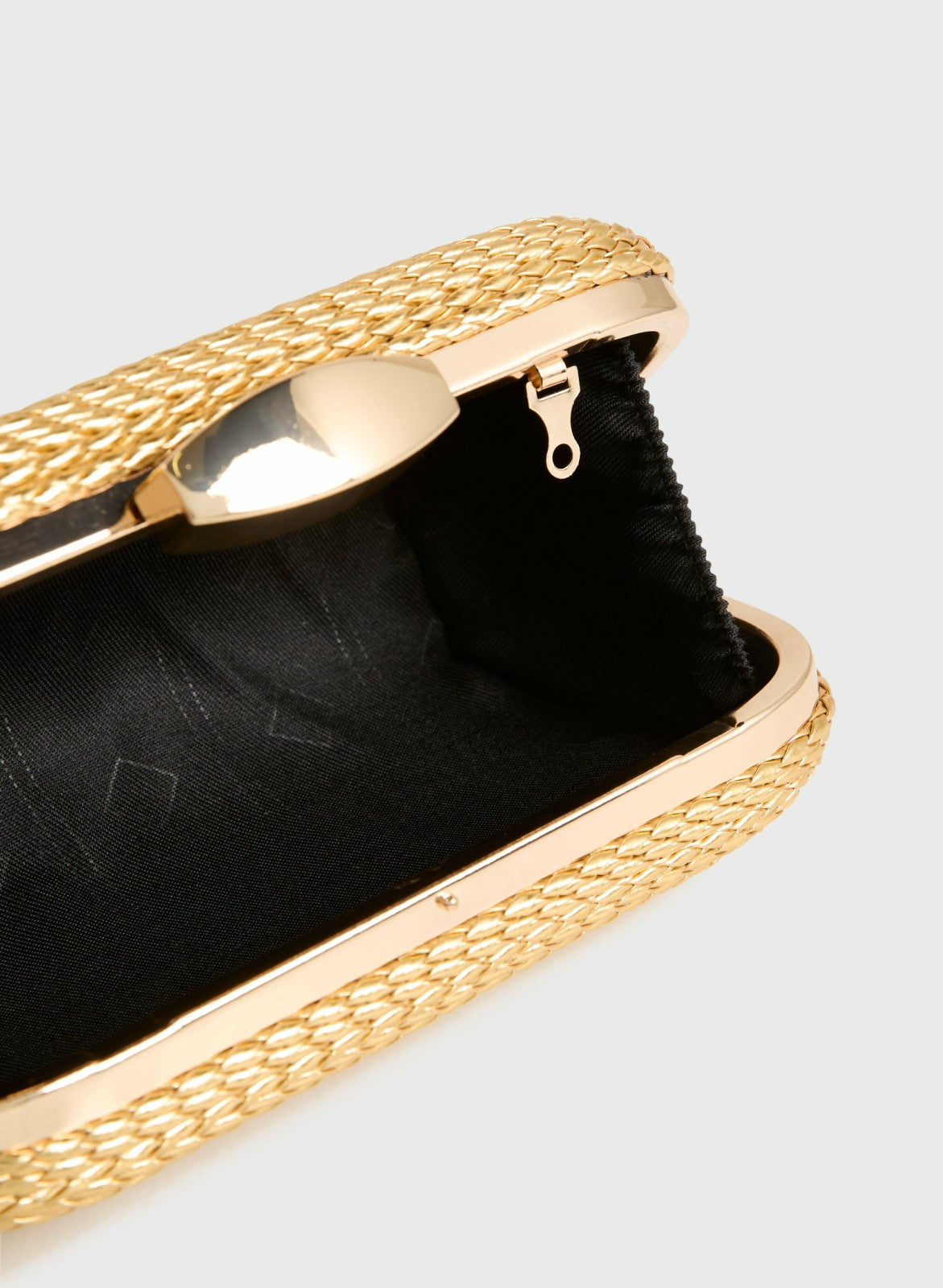 Women Metallic String Clutch Gold | Melanie Lyne
