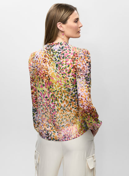 Women Abstract Print Blouse Multicolour | Melanie Lyne