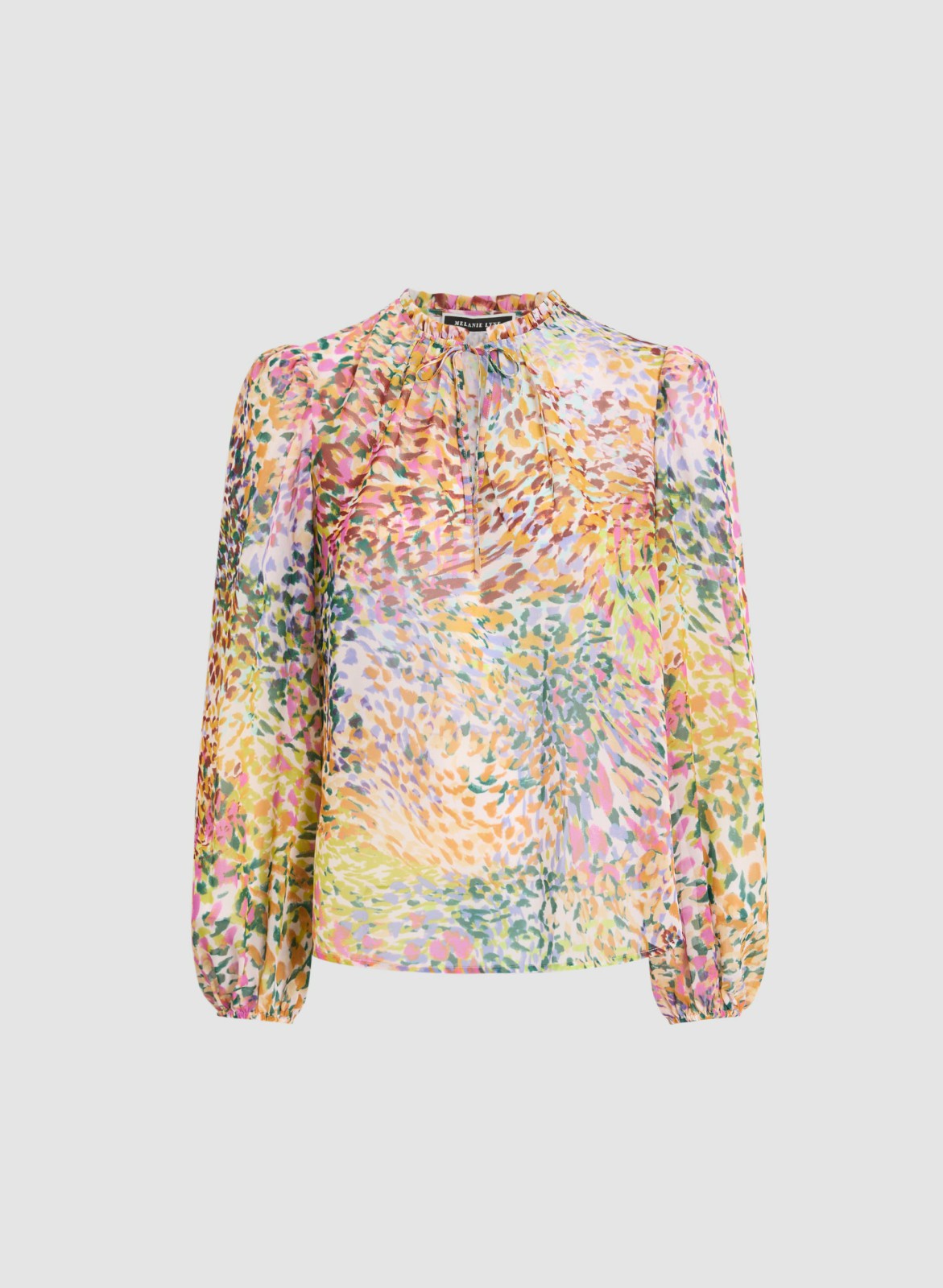 Women Abstract Print Blouse Multicolour | Melanie Lyne