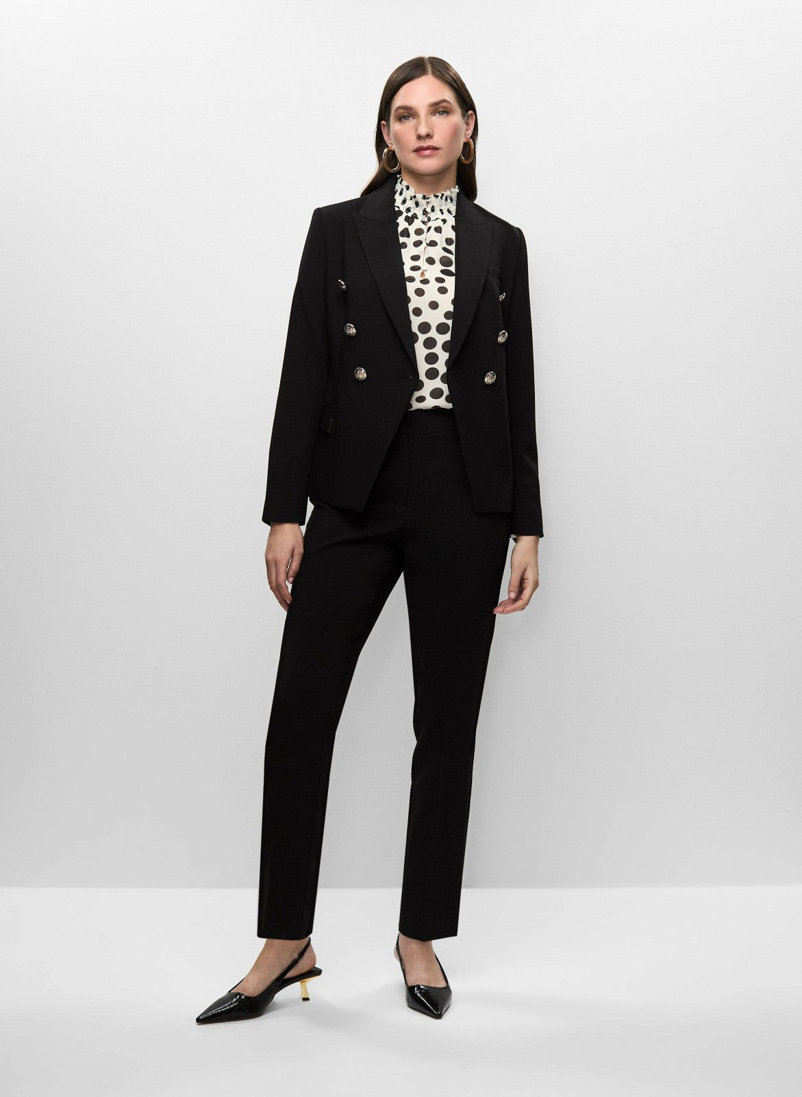 Women Giselle Slim Leg Pants Black | Melanie Lyne