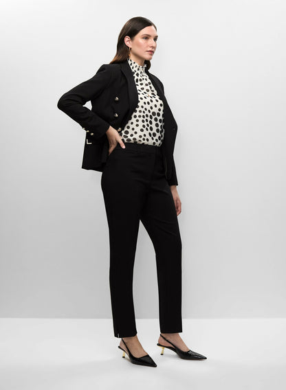 Women Giselle Slim Leg Pants Black | Melanie Lyne