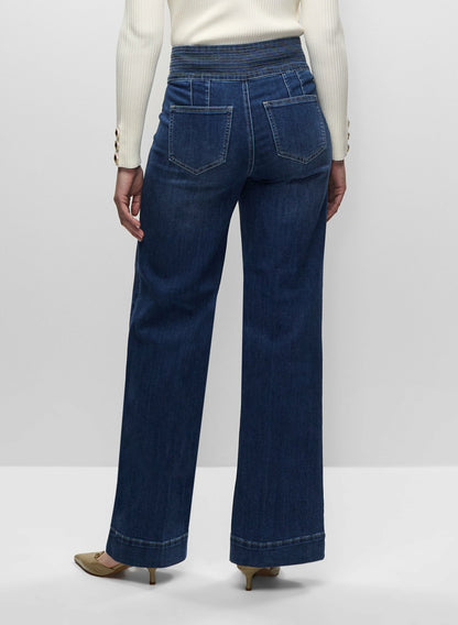 Women High-Waist Trouser Jeans Rinse Tint | Melanie Lyne