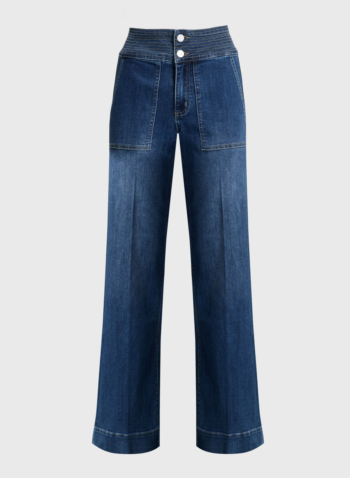 Women High-Waist Trouser Jeans Rinse Tint | Melanie Lyne