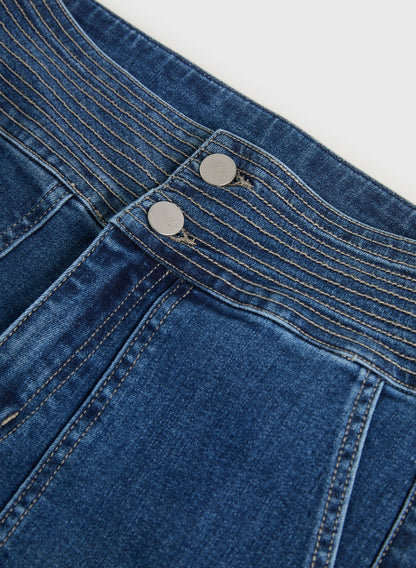 Women High-Waist Trouser Jeans Rinse Tint | Melanie Lyne