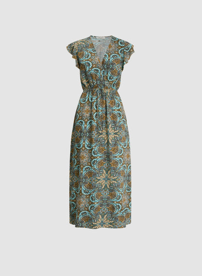Women Abstract Print Dress Multicolour | Melanie Lyne