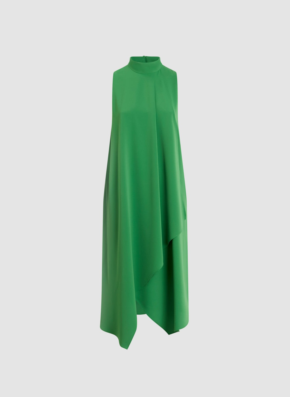 Women Wrap-Style Tulip Hem Dress Apple Green | Melanie Lyne