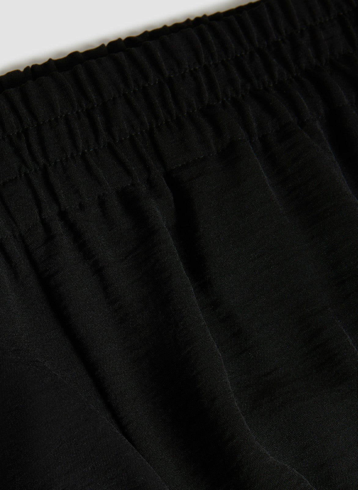 Women Wide Leg Pull-On Pants Black | Melanie Lyne