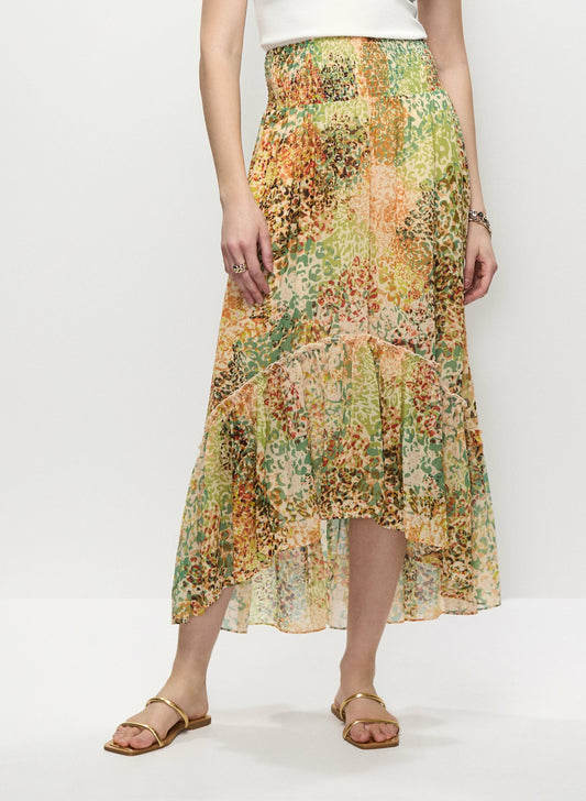 Women Mixed Animal Print Skirt Multicolour | Melanie Lyne