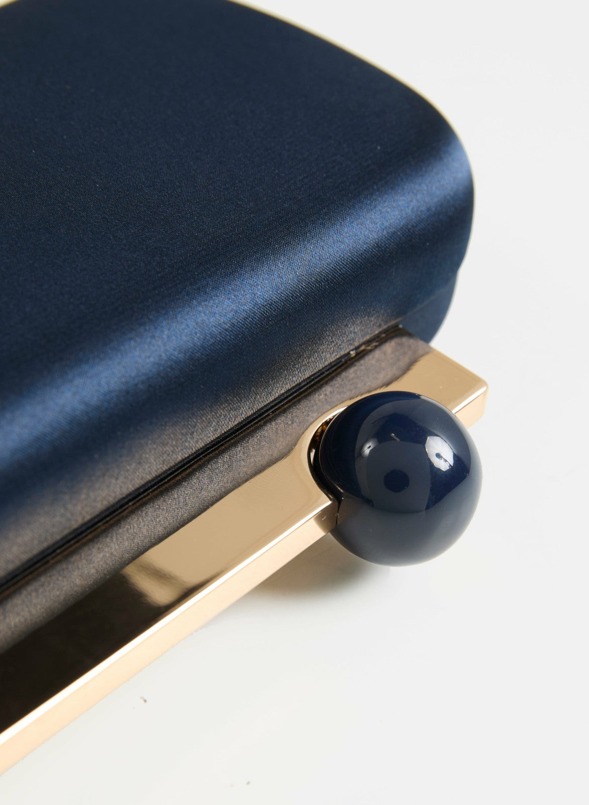 Women Box Clutch With Chain Strap Marine | Melanie Lyne