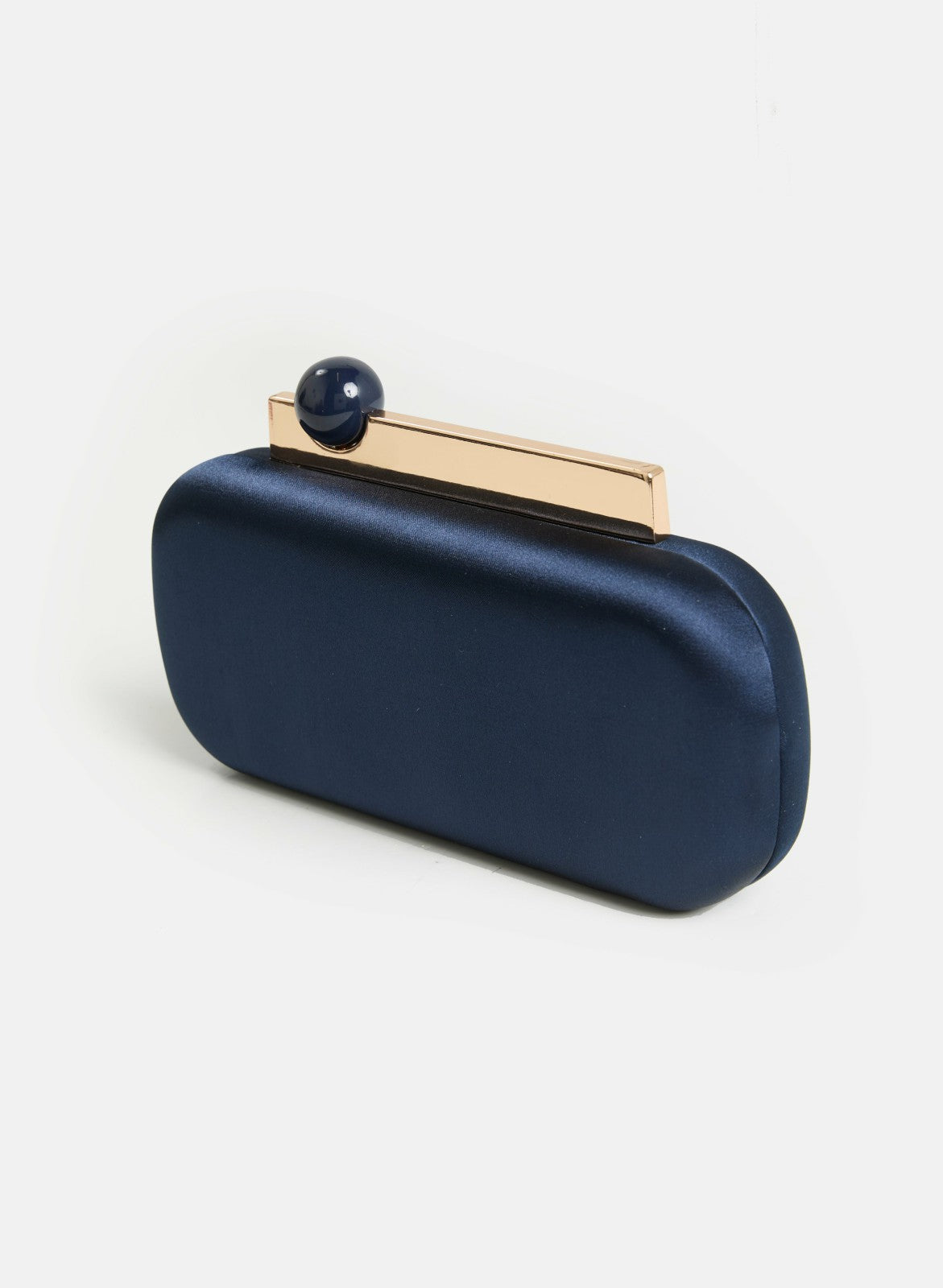 Women Box Clutch With Chain Strap Marine | Melanie Lyne