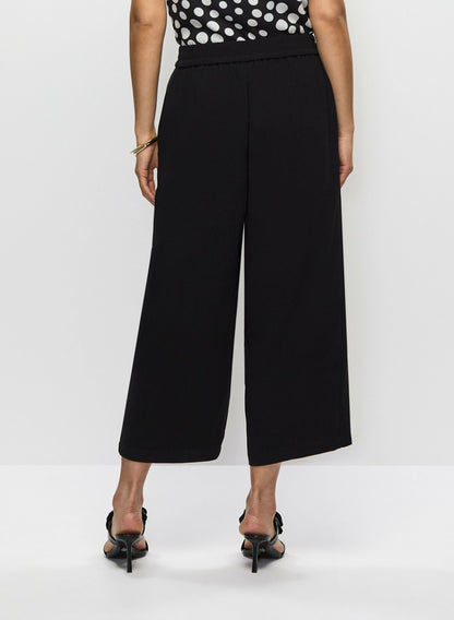 Women Belted Pull-On Pants Black | Melanie Lyne