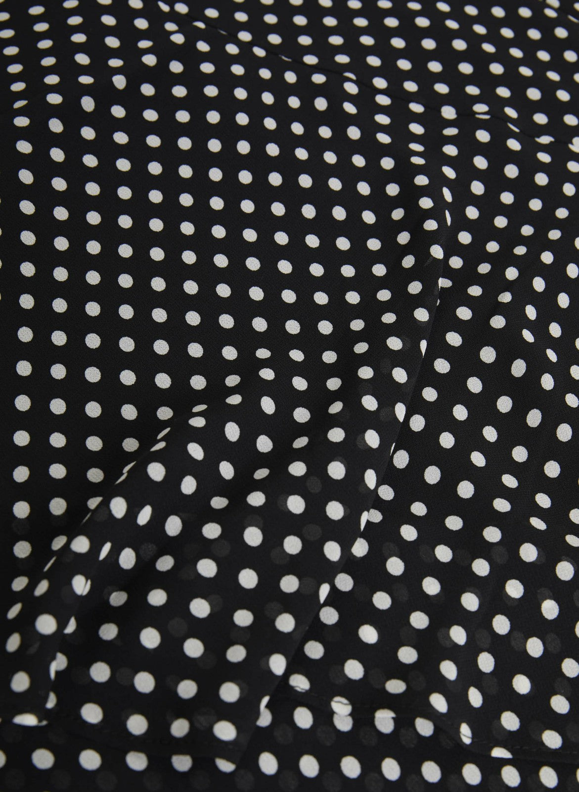 Women Asymmetric Polka Dot Maxi Skirt Black Pattern | Melanie Lyne