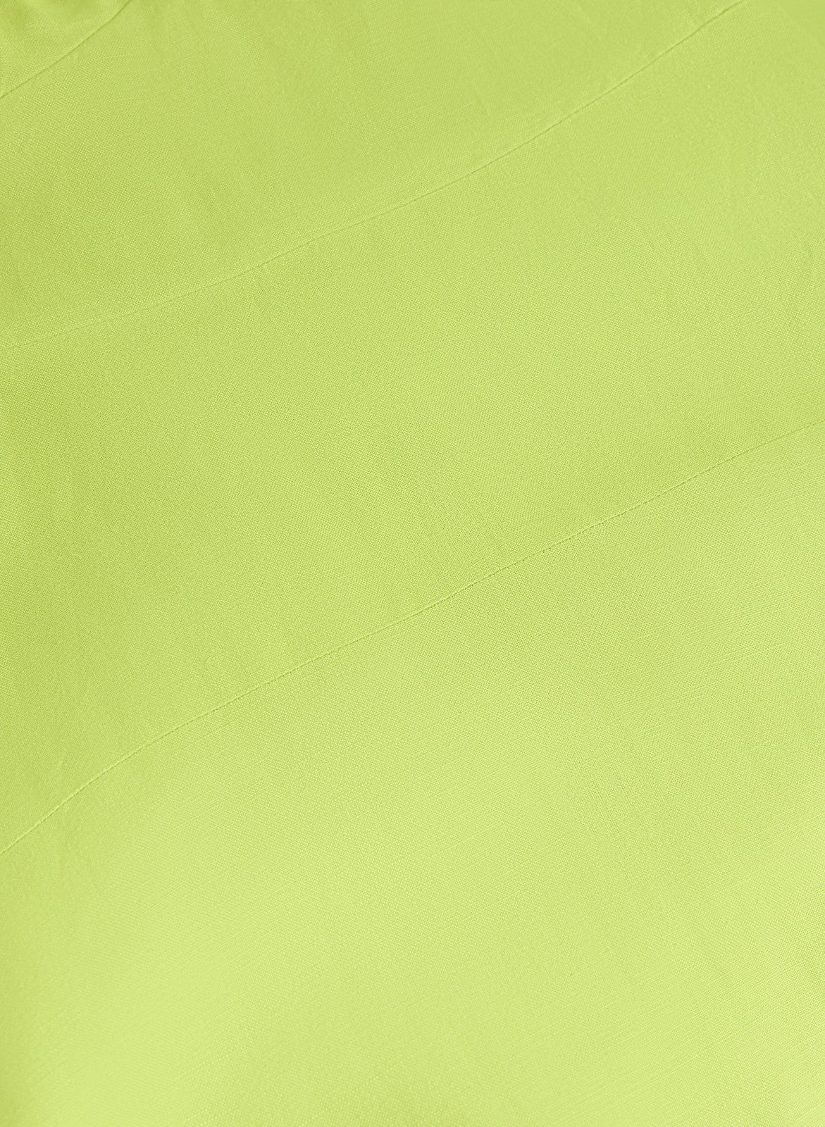 Women Linen-Blend Midi Dress Chartreuse Green | Melanie Lyne
