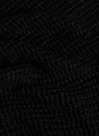 Women Crochet Tank Top Black | Melanie Lyne